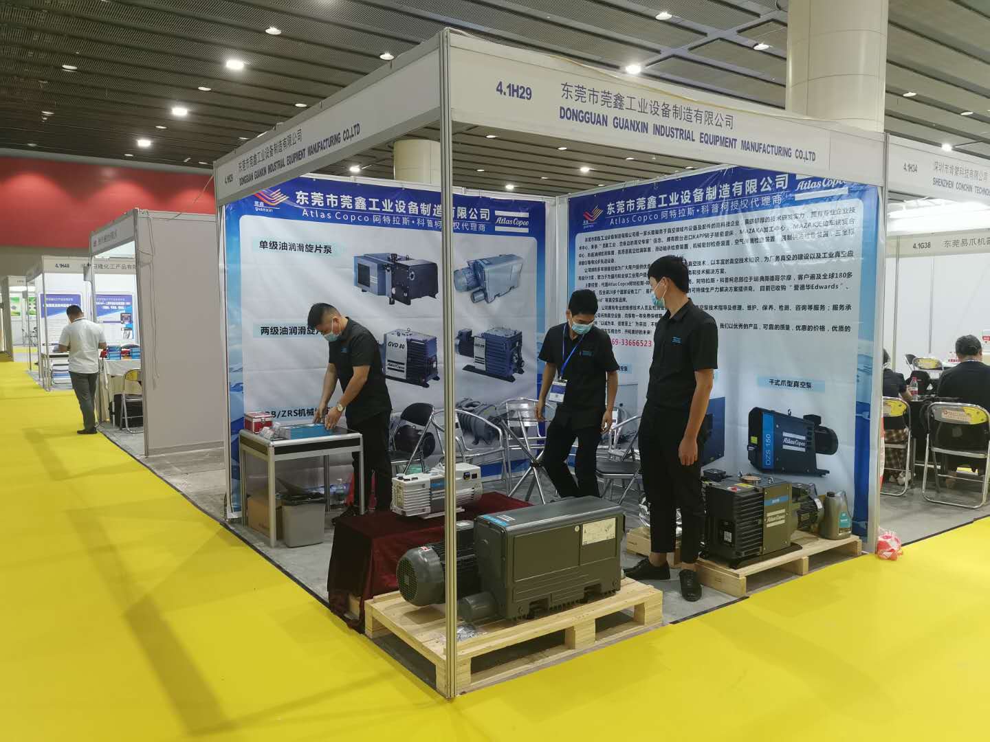 莞鑫工業參展2020年廣州國際真空鍍膜技術展會現場盛況！